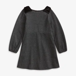 Appaman Party Dresses-Blair Bow Dress NoirMicroPlaid
