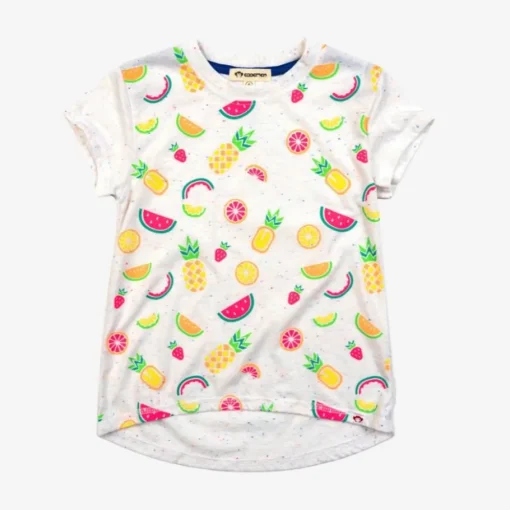 Appaman Tees-Circle Tee SpeckledWhite