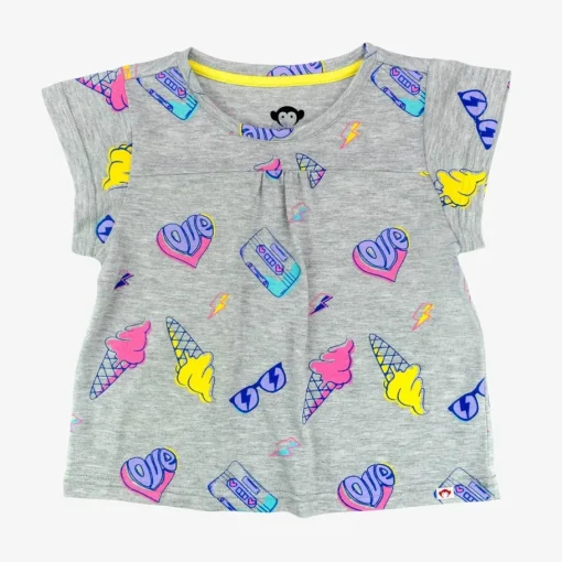 Appaman Tees-Elsa Tee HeatherGrey