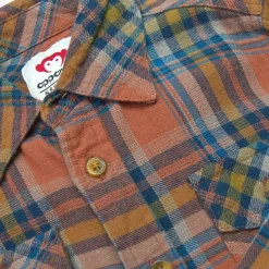 Appaman Flannels|Sweatshirts & Hoodies-Flannel Shirt Clay/JewelPlaid