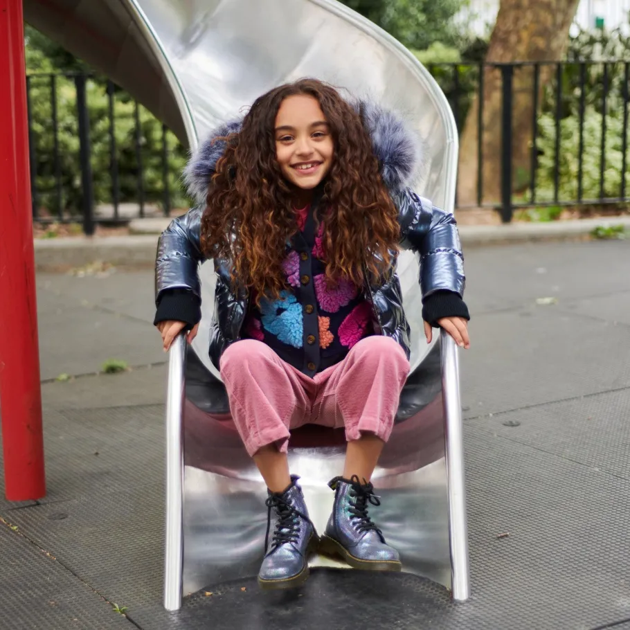 Appaman Winter Coats|Winter Coats-Kyla Puffer Coat Gunmetal