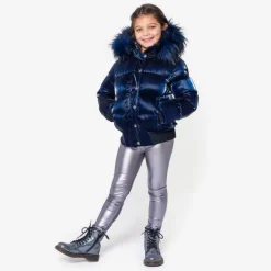 Appaman Winter Coats|Winter Coats-Kyla Puffer Coat NavyShine