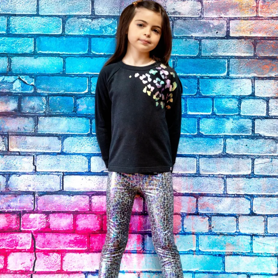 Appaman Leggings-Leggings MetallicLeopard