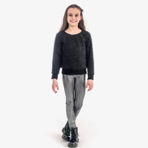Appaman Leggings-Leggings SilverIllusion