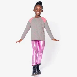 Appaman Leggings|Pants-Leggings MetallicPink