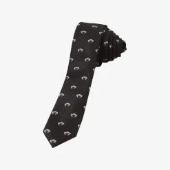 Appaman Accessories|Ties & Belts-Logo Tie BlackLogo