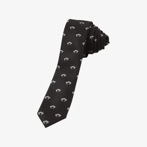Appaman Accessories|Ties & Belts-Logo Tie BlackLogo