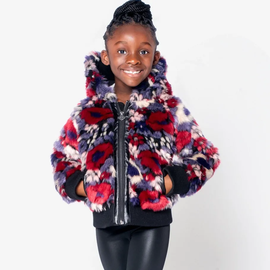 Appaman Sweaters|Winter Coats-Luna Hoodie Jacket WinterFloral