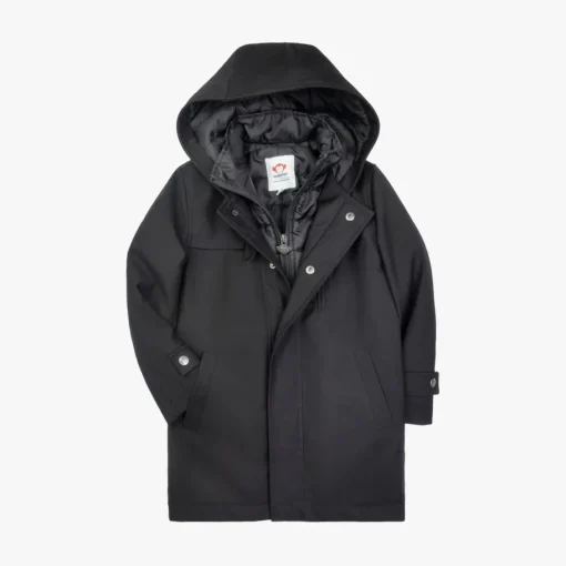 Appaman Winter Coats-New Gotham Coat Black