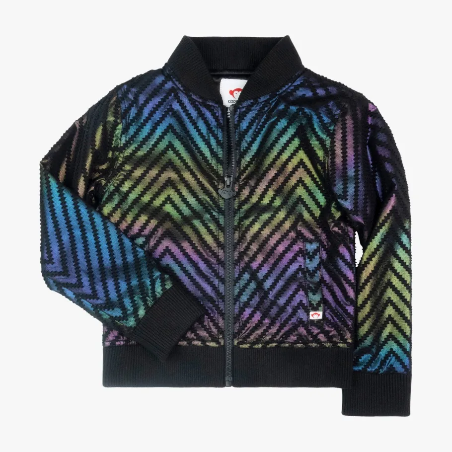 Appaman Winter Coats|Winter Coats-Nikki Bomber BlackRainbow