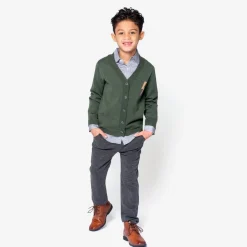 Appaman Sweaters-Obi Cardigan Pine