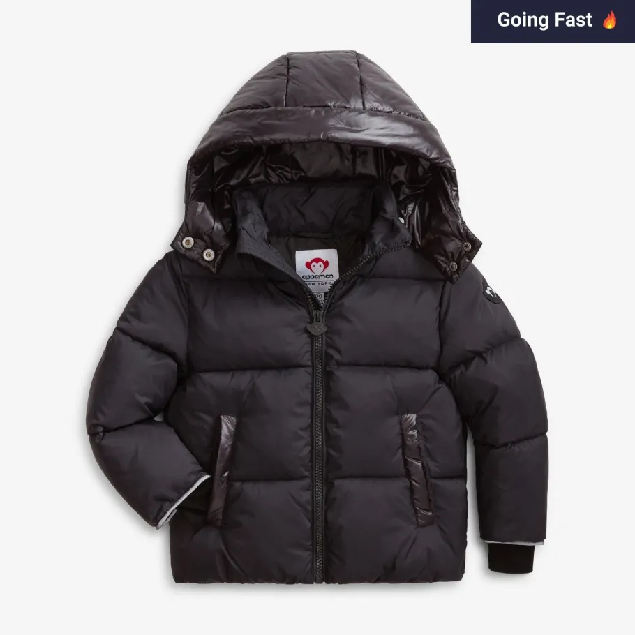 Appaman Appaman.com Exclusive|Winter Coats-Park Ave Puffer Black