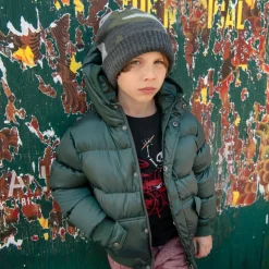 Appaman Winter Coats|Down Coats-Puffy Coat ForestGreen