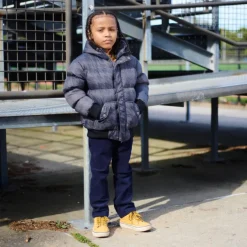 Appaman Winter Coats|Down Coats-Puffy Coat Houndstooth