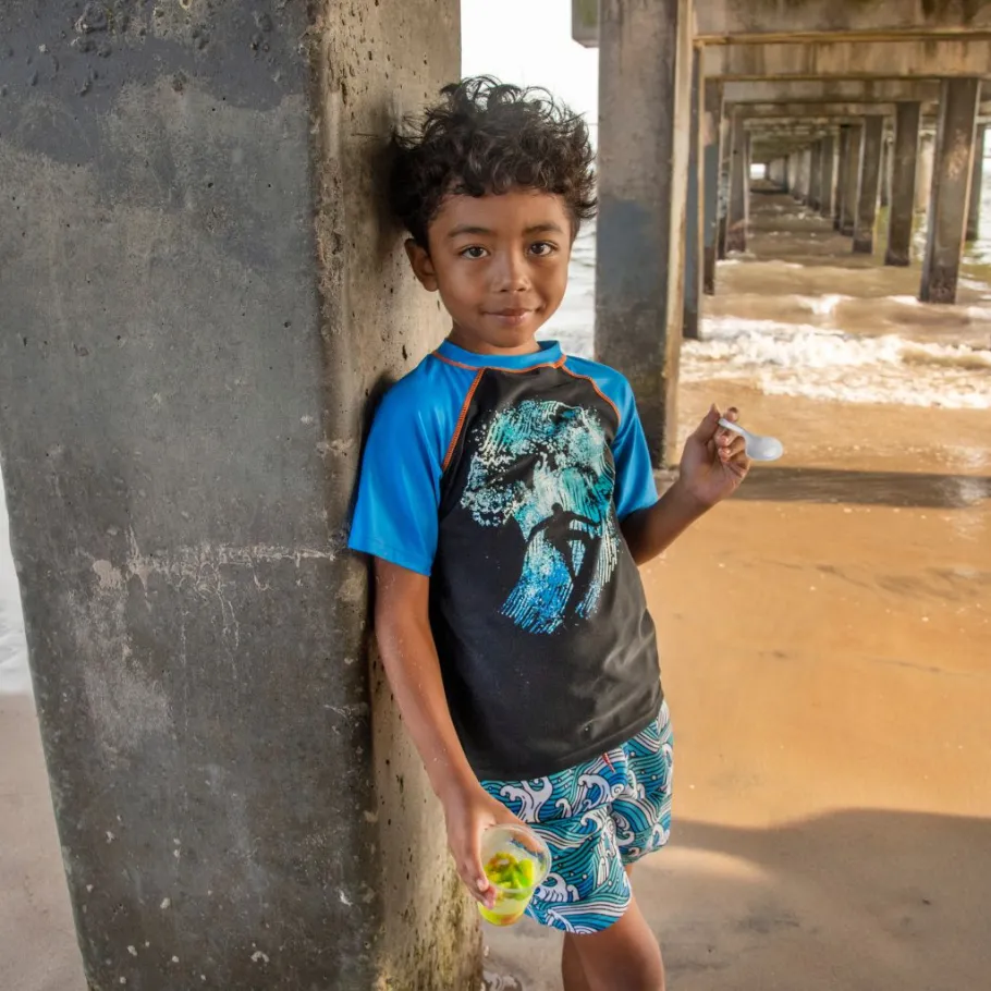 Appaman Swim-Rash Guard Blue