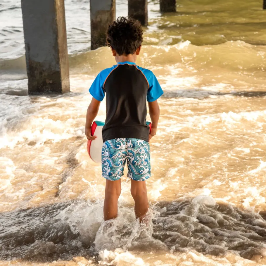 Appaman Swim-Rash Guard Blue