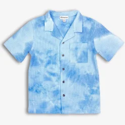 Appaman Henleys & Polos-Resort Shirt BlueTieDye