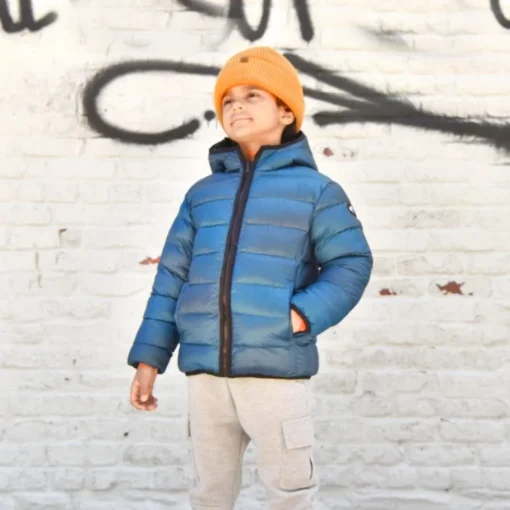 Appaman Winter Coats|Winter Coats-Reversible Puffer BlueWave