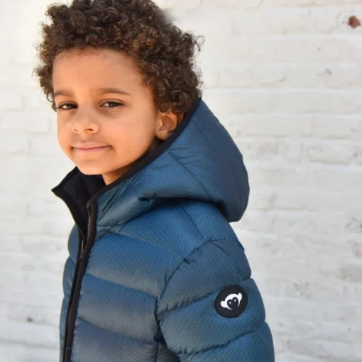 Appaman Winter Coats|Winter Coats-Reversible Puffer BlueWave