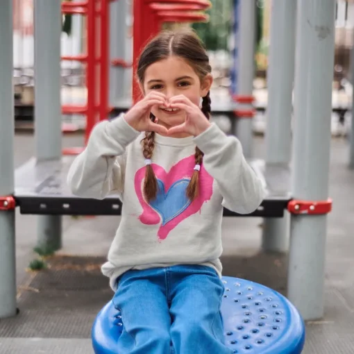 Appaman Sweaters|Sweatshirts-Ruby Sweatshirt AppliqueHeart