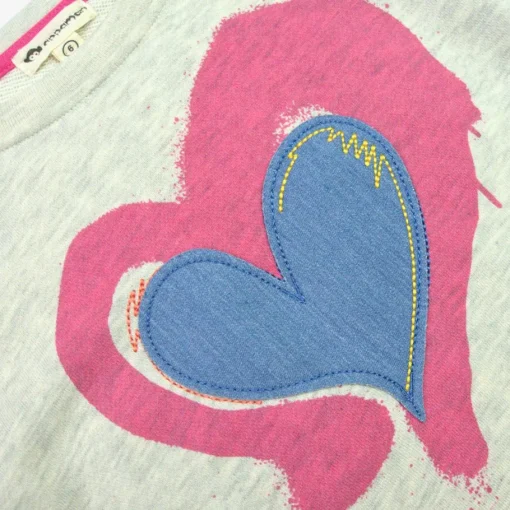 Appaman Sweaters|Sweatshirts-Ruby Sweatshirt AppliqueHeart