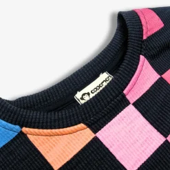 Appaman Sweaters|Sweatshirts-Ruby Sweatshirt NavyCheckerboard