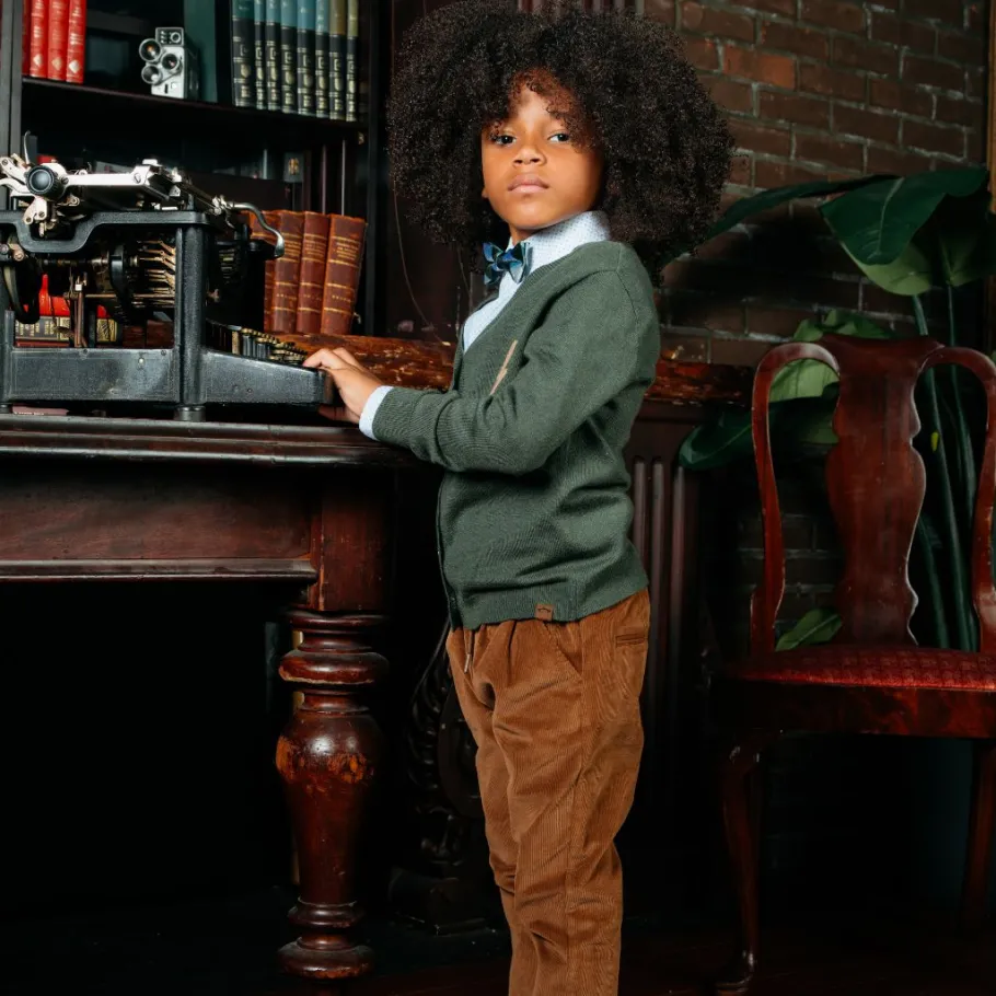 Appaman Ties & Belts|Ties & Belts-Silk Bow Tie Navy/GreenGingham