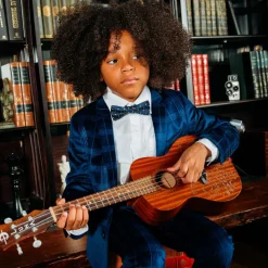 Appaman Ties & Belts|Ties & Belts-Silk Bow Tie Navy/GoldDots