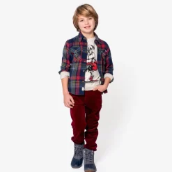 Appaman Pants|Suit Pants-Skinny Cords BrickRed