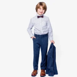 Appaman Suits-Stretchy Mod Suit IndigoWalesCheck