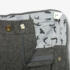 Appaman Separates|Suit Pants-Stretchy Suit Pant NoirMicroPlaid