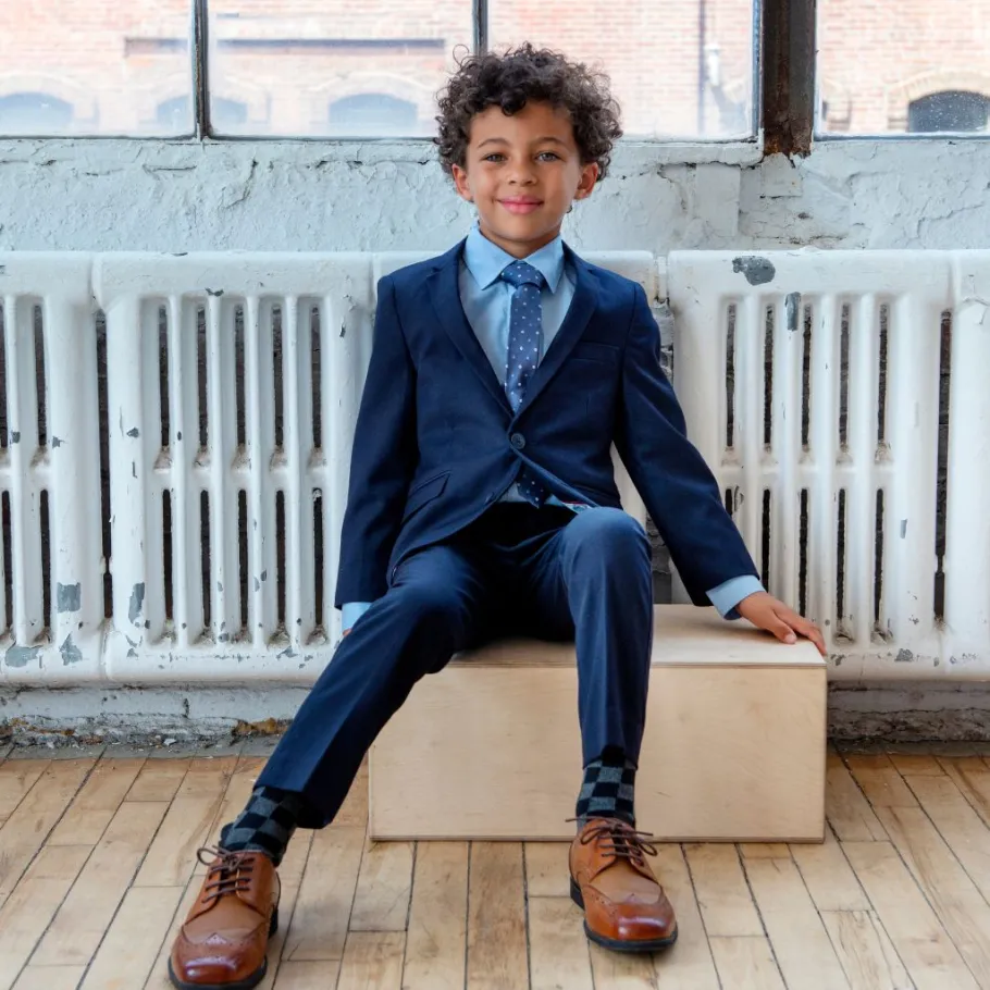 Appaman Pants|Separates-Suit Pants NavyBlue