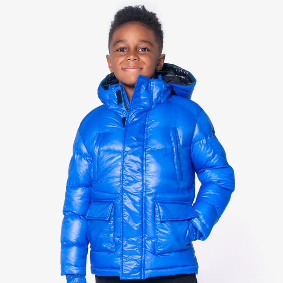 Appaman Winter Coats|Winter Coats-Summit Puffer Coat ReflexBlue