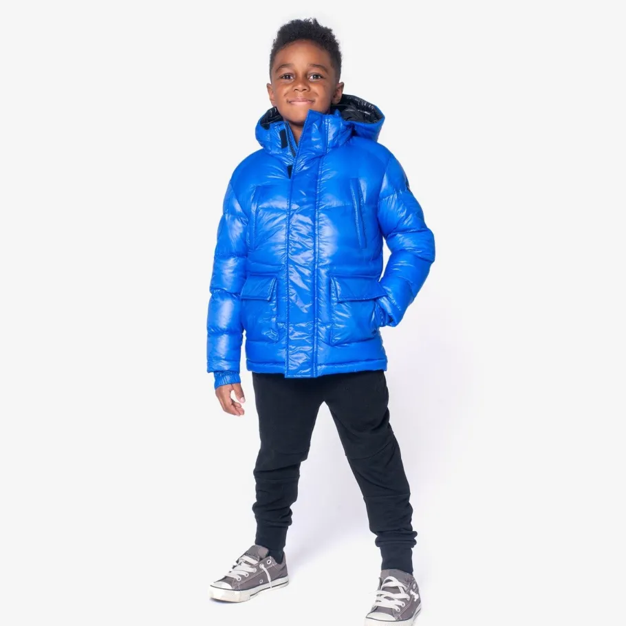 Appaman Winter Coats|Winter Coats-Summit Puffer Coat ReflexBlue