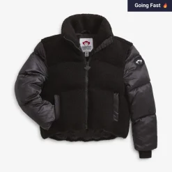 Appaman Appaman.com Exclusive|Winter Coats-Teddy Cropped Puffer Black