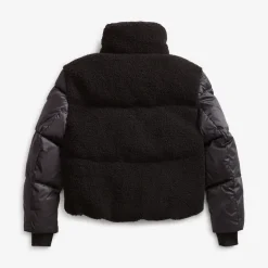 Appaman Appaman.com Exclusive|Winter Coats-Teddy Cropped Puffer Black