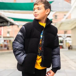 Appaman Appaman.com Exclusive|Winter Coats-Teddy Cropped Puffer Black