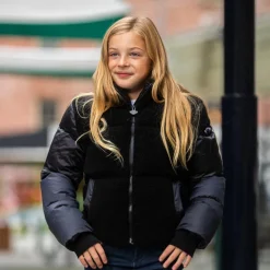 Appaman Appaman.com Exclusive|Winter Coats-Teddy Cropped Puffer Black