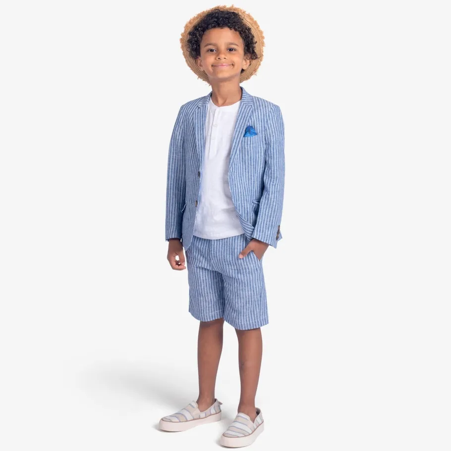 Appaman Separates|Suit Pants-Trouser Shorts CabanaStripe