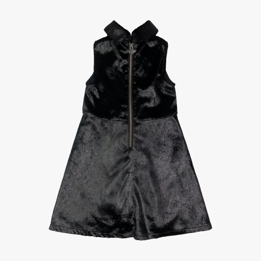 Appaman Party Dresses-Tuxedo Dress BlackVelvet